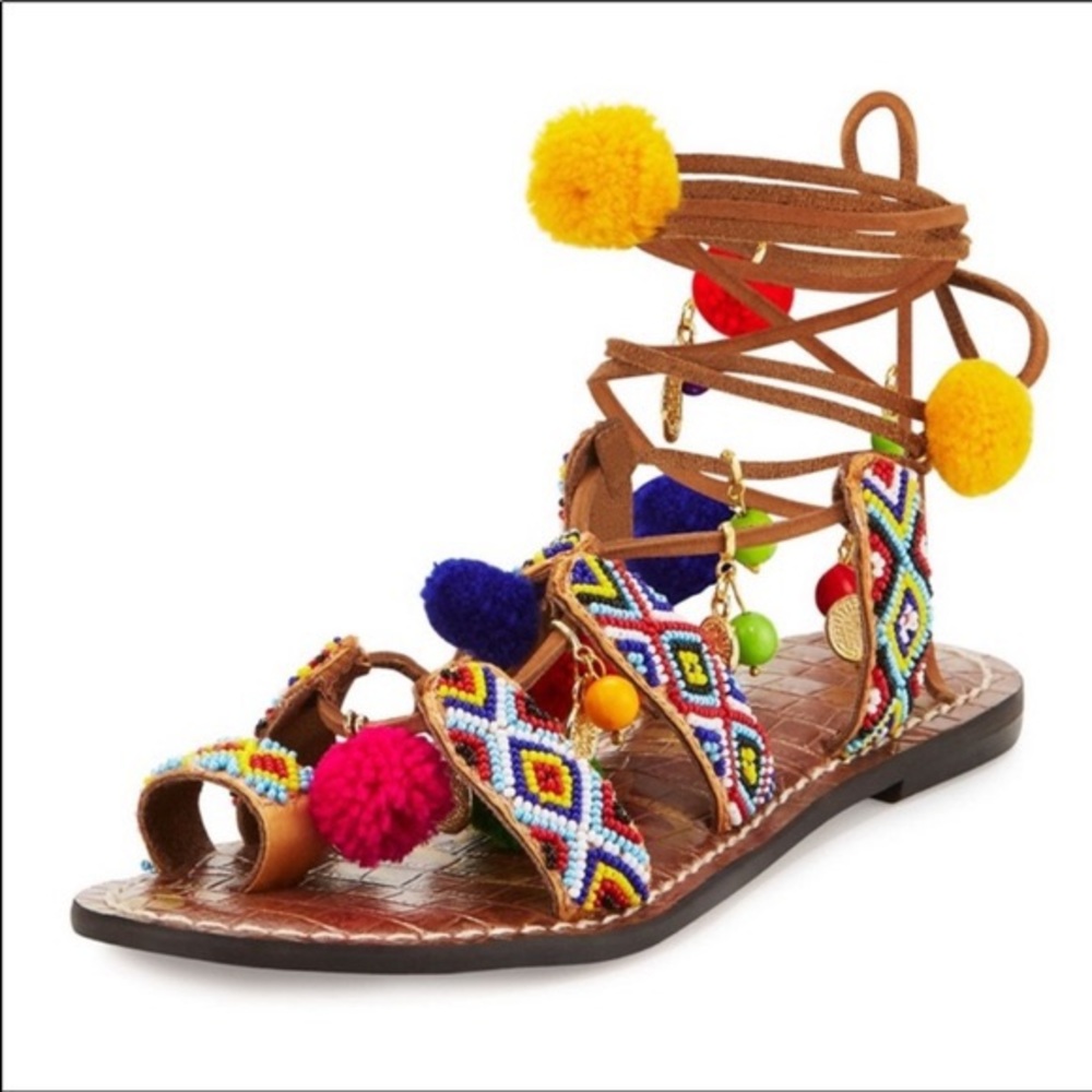 Sam Edelman Lisabeth Saddle Leather Sandals